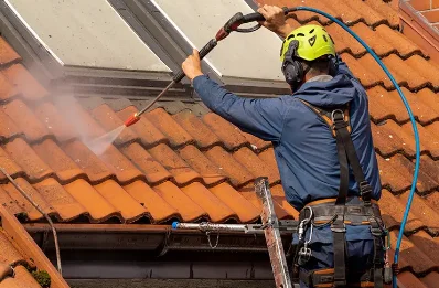 Démoussage et hydrofuge de toiture à Pailhac